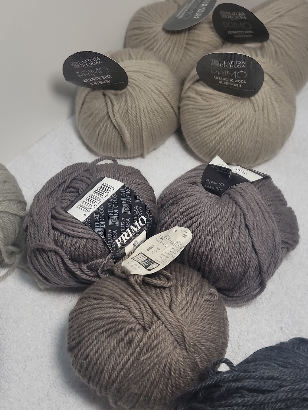Filatura Di Crosa Yarn Wool Superwash 17 Balls 6 Different Colors - Picture 6 of 7